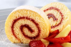 Strawberry Jam Swiss Roll